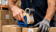 Taping a package